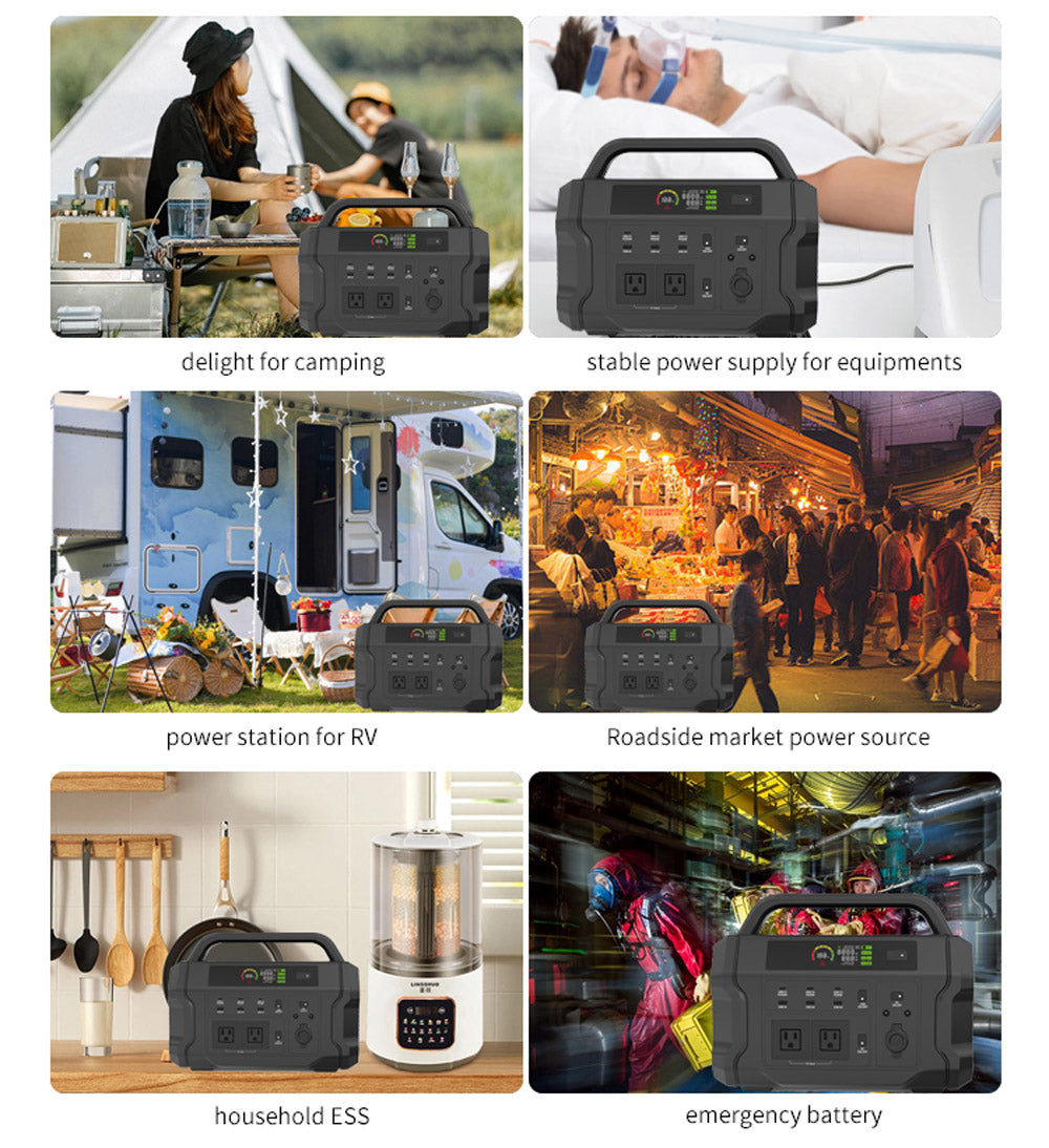 محطة طاقة محمولة CRONY CN1002-1800W تيار متردد 230 فولت