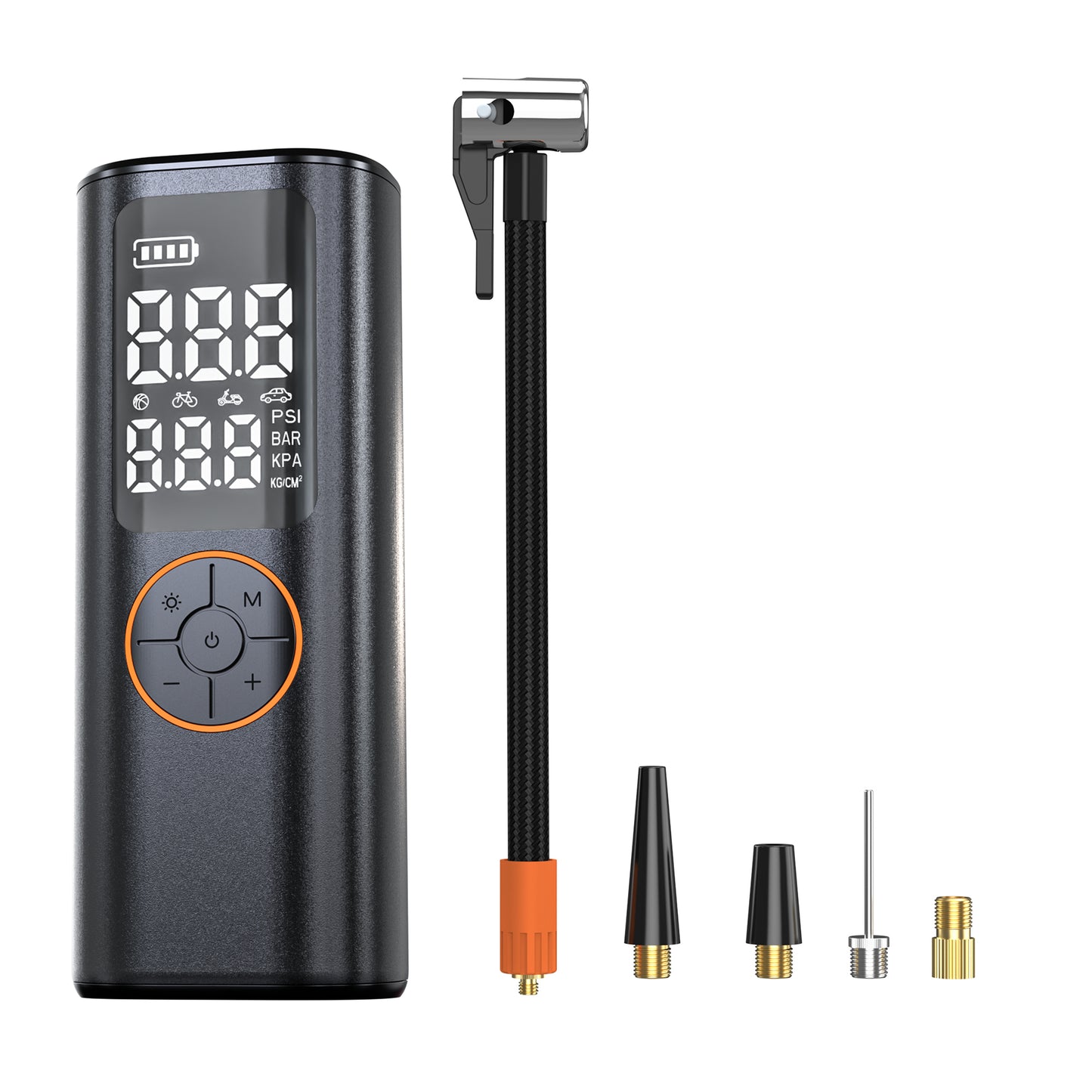 مضخة إطارات سيارة محمولة تعمل بالبطارية CRONY Y-QB15 ضاغط هواء مضخة قابلة للنفخ مع ضوء LED