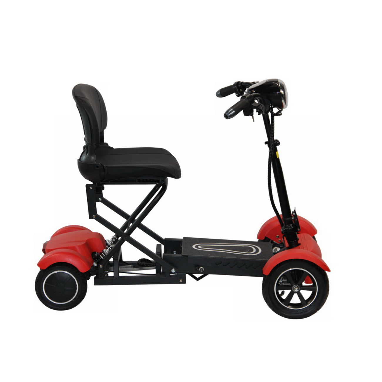 سكوتر التنقل الكهربائي CRONY YB-M04 للبالغين، كرسي متحرك قابل للطي، مدى طويل، عجلة أمامية 10 إنش، سكوتر للسفر