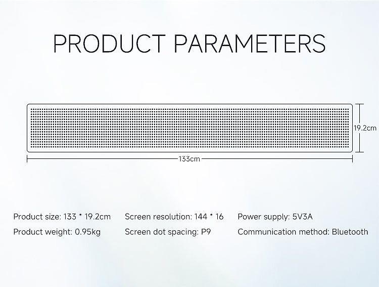 CRONY K16-2 900-192mm K16-3 1330-192mm K16-4 1760-192mm Car remote control DIY display LED advertising display screen mobile phone APP control