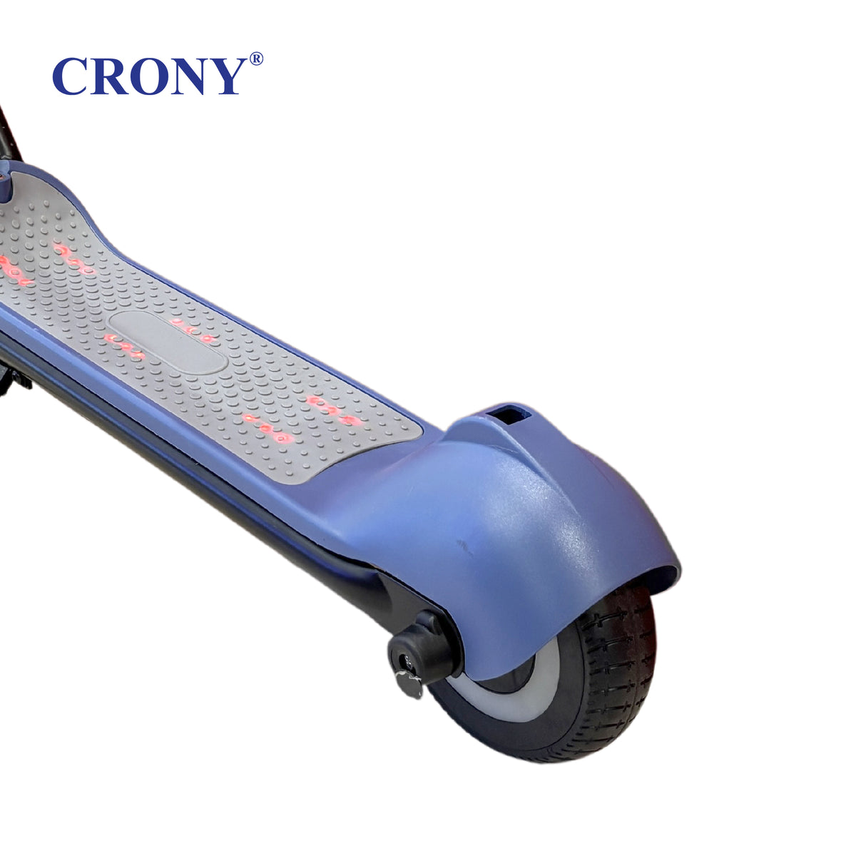 CRONY E68 Electric Scooter for Kids, 110W Motor, 10–16 KM/H Top Speed, 24V 2.5Ah Battery, 5–8 KM Range, 6.5-Inch Tires, Easy Folding, Adjustable Handlebar, LED Headlight & Rear Wheel Light, Bluetooth Speaker, Blue