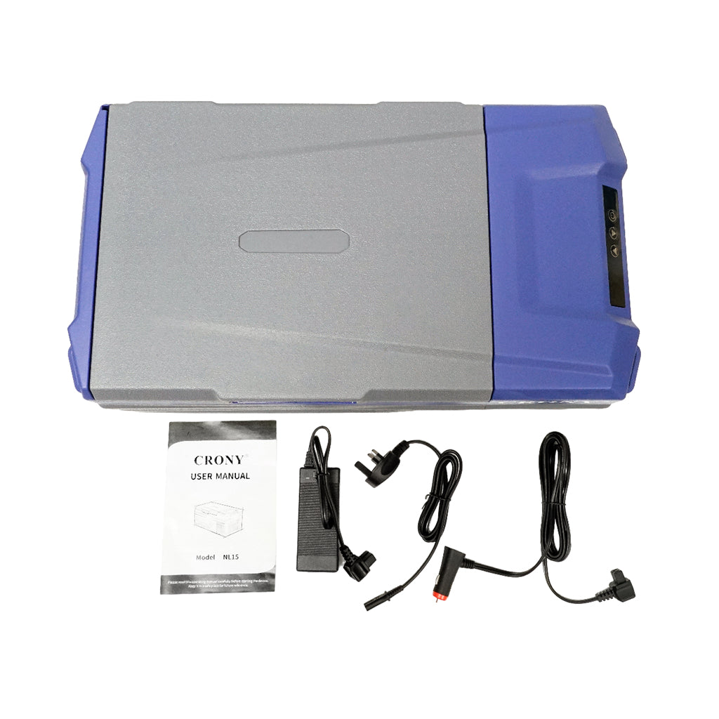 ثلاجة سيارة محمولة CRONY NL15، فريزر تخييم، مبرد كهربائي للرحلات البرية، للاستخدام الخارجي والمنزل، سهلة الاستخدام
