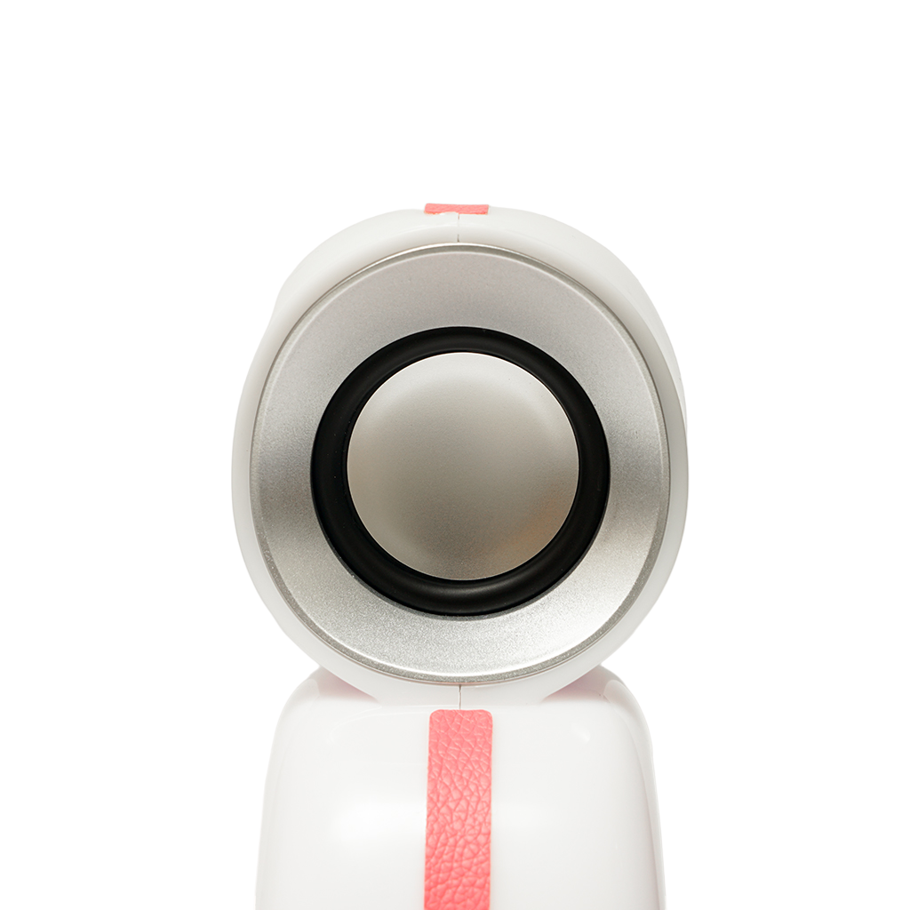 مصباح طاولة حلزون البحر كروني مع مكبر صوت بلوتوث وساعة