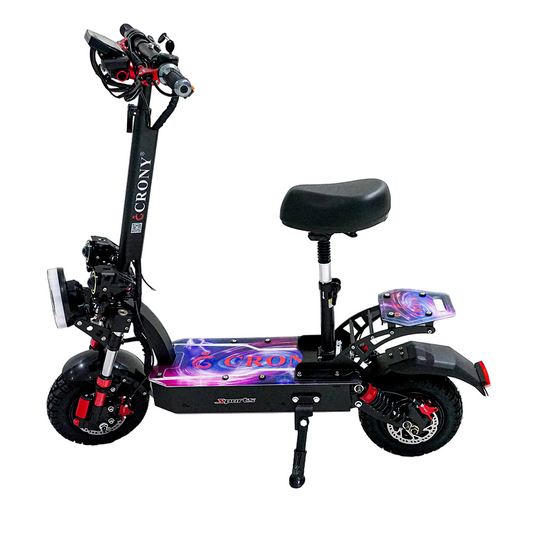 CRONY DK-11 LED 2800W high-performance E-Scoot bike built for power and stability. It features dual 2800W motors reaching speeds up to 95 KM/H, powered by a 60V 13AH lithium battery with a range of 25–40 KM