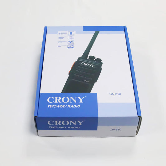 كروني 5 واط CN810 جهاز اتصال لاسلكي 2 قطعة جهاز اتصال لاسلكي احترافي 2-7 كم جهاز لاسلكي محمول يدوي مدني ثنائي الاتجاه أسود