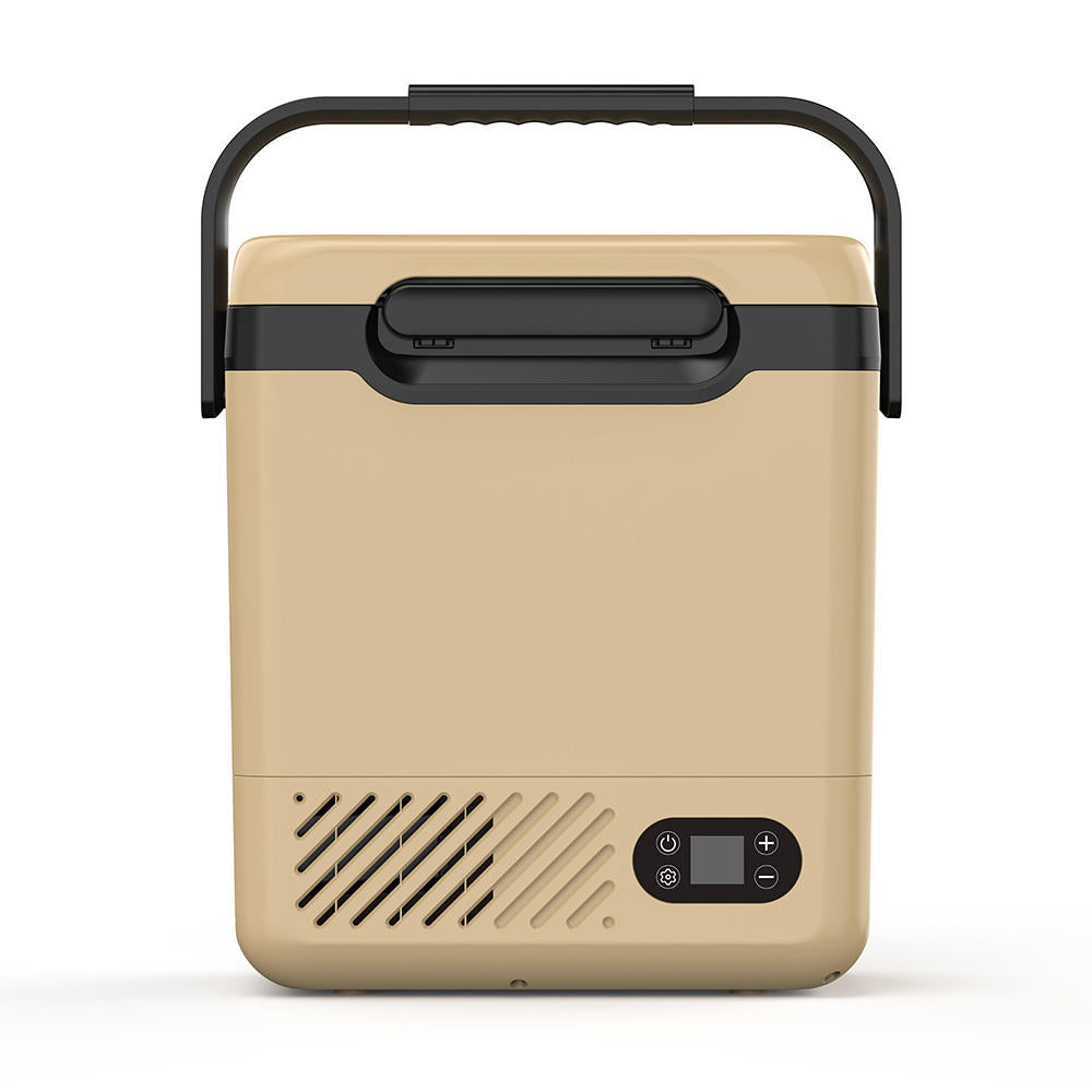 ثلاجة سيارة CRONY N12 بسعة 12 لتر، فريزر محمول للمركبات والشاحنات والعربات الترفيهية، تعمل بالتيار المتردد والمستمر 12 فولت و24 فولت، ثلاجة صغيرة مع بطارية قابلة للفصل وشاشة LED، من -20°C إلى 20°C للتخييم والسفر والنشاطات الخارجية