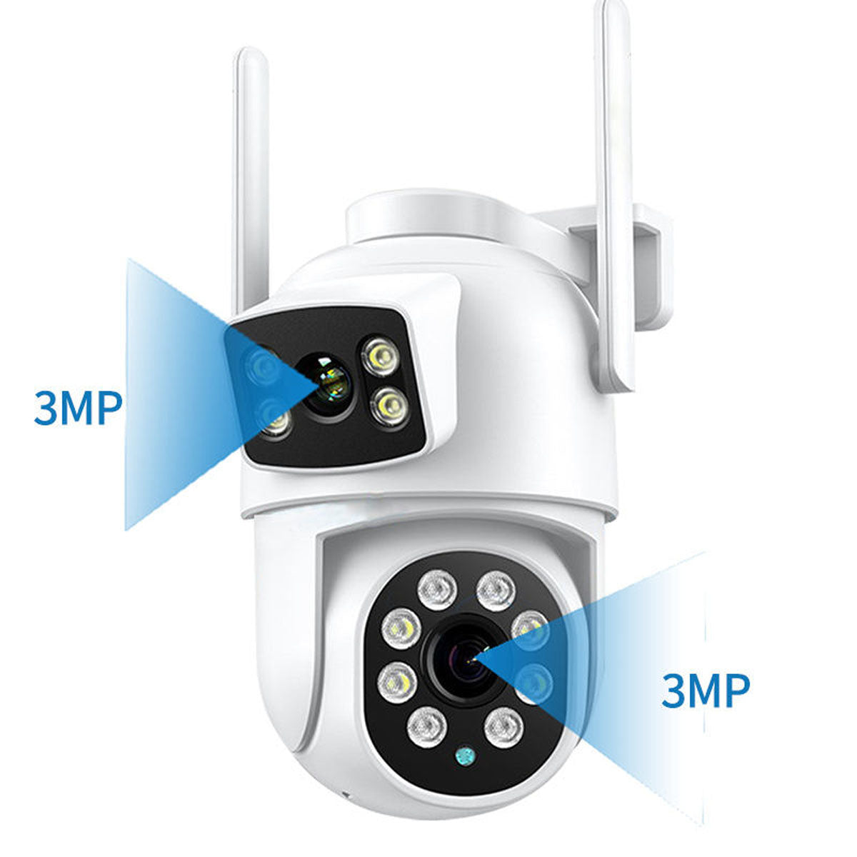 CRONY C18HI-WIFI-4K(CAMHI PRO APP)Battery IP double Camera PTZ WiFi Outdoor Indoor Security Camera