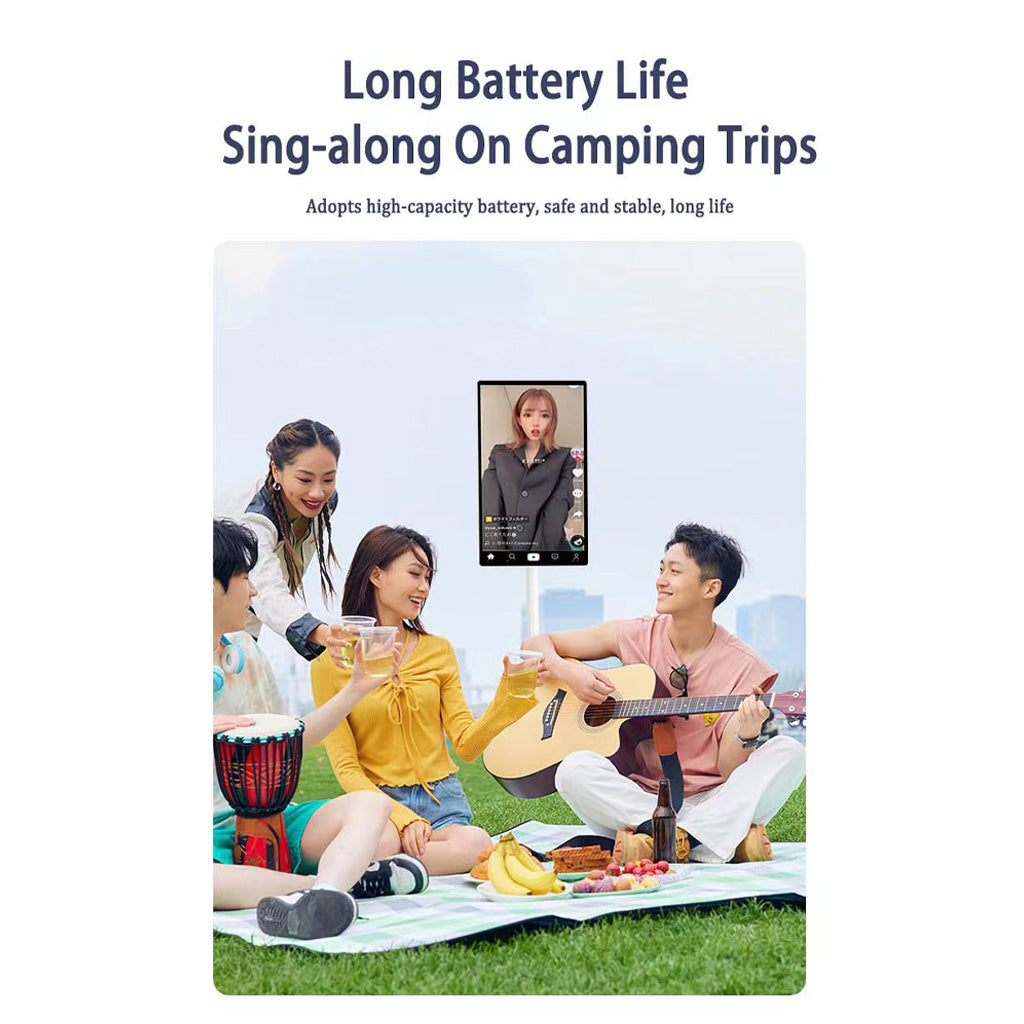 كروني TX24-1 شاشة ذكية تفاعلية متنقلة 24 بوصة 1080 × 1920 IPS شاشة دوارة بطارية 10000mAh