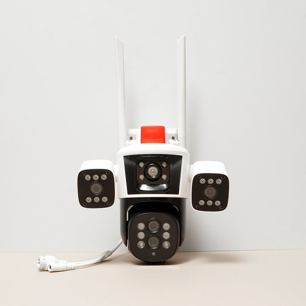 كروني WQQ849S-PW-8K-10X (تطبيق IPC360 للمنزل) كاميرا بأربع رؤوس