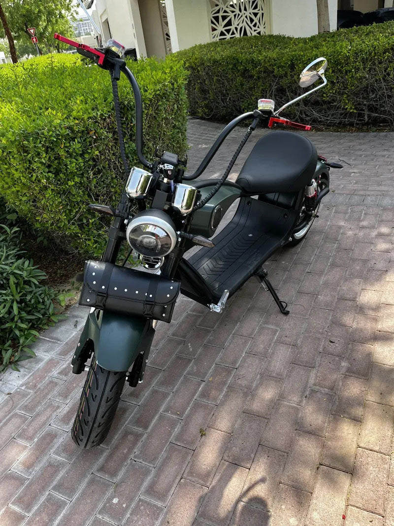 سكوتر كهربائي CRONY X1 للكبار مع 4 صناديق أمتعة خلفية للتوصيل والتنقلات اليومية