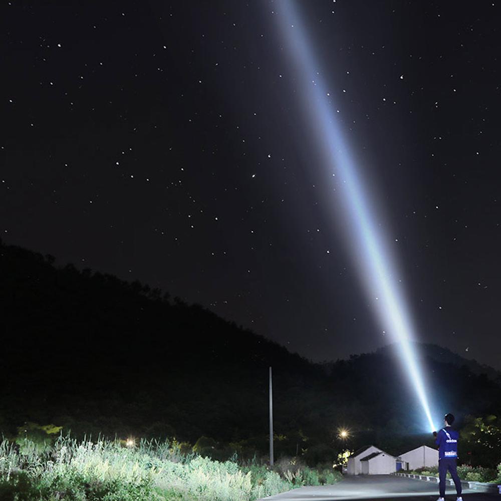 CRONY 6LED glare flashlight 22000 lumen 5000M rechargeable LED searchlight - Edragonmall.com