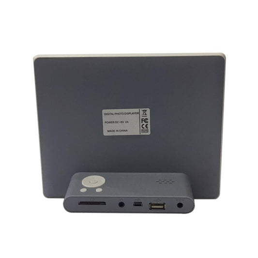 Crony 7inch Photo Frame 10GB Storage Supports Remote Control Player Stereo MP3 Time-2 - Edragonmall.com