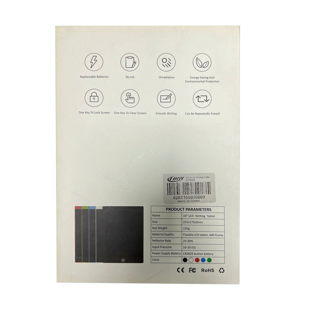 CRONY 8.5 10 12inch LED Writing Tablet Writing Doodle Board 3D LED Luminous Magic Drawing Pad Toys Erasable Sketching Notepad - Edragonmall.com