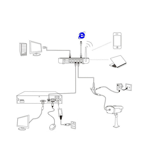 كروني CN-5010 كاميرا AHD بدقة 5 ميجابكسل كاميرا شبكة كاميرا عالية الدقة 36 LED هاتف محمول تحكم عن بعد