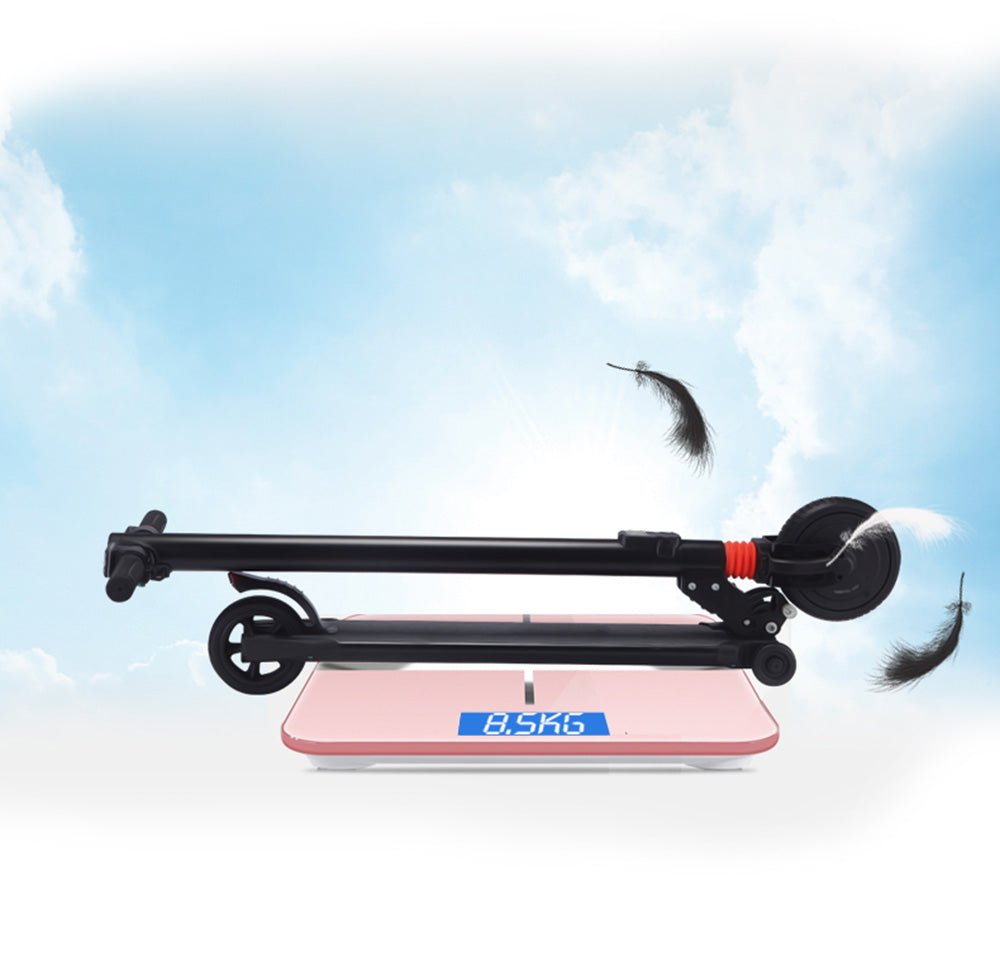 CRONY Electric Scooter S6 Aluminium Alloy Folded 6.5 Inch tires | White - Edragonmall.com