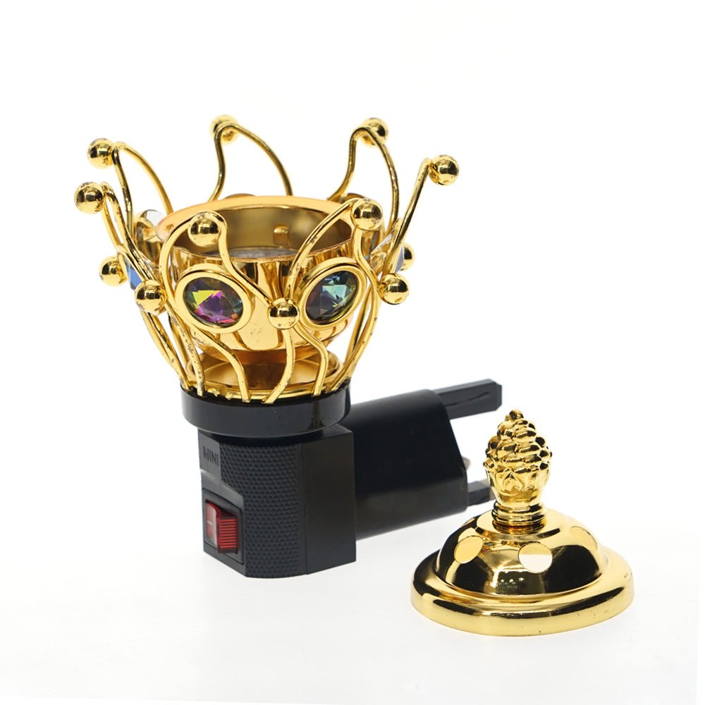 CRONY M-13 Incense Burner Plug Portable Mini Electric Bakhoor Burner Incense Metal Burners Square Pearl incense - Edragonmall.com