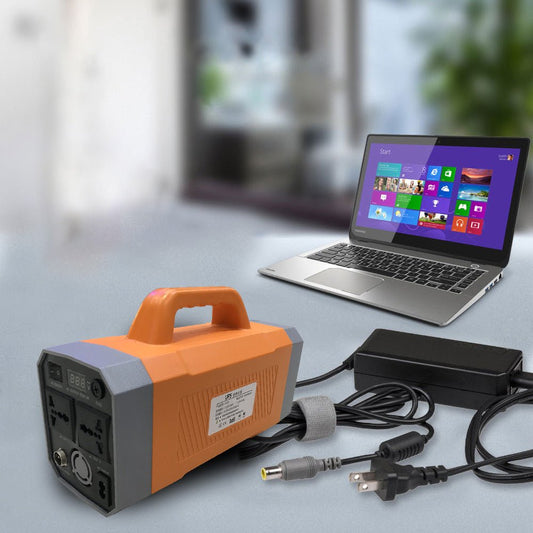 كروني محطة طاقة محمولة متعددة الوظائف K300 بقدرة 100 واط مع جهاز تشغيل الطوارئ للتخييم بطارية | برتقالي