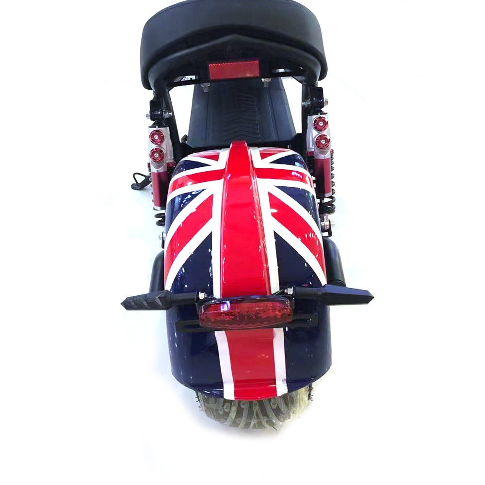 CRONY X1 Harley Electrocar car With BT Speaker 65KM/H Electrocar car Citycoco Fat Tire Electric motorcycle | Purple - Edragonmall.com