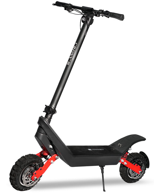 CRONY X10 Dual Moto Max Rang 80KM + App Folding E-Scooter 11 Inch Off-Road Scooter 2400W Dual Motor Foldable Electric Scooter - Edragonmall.com