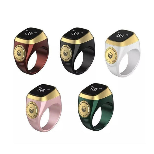 E01 Smart ring Smart Tasbeehi Ring Counter Tasbih Ring Prayer Ring - Edragonmall.com
