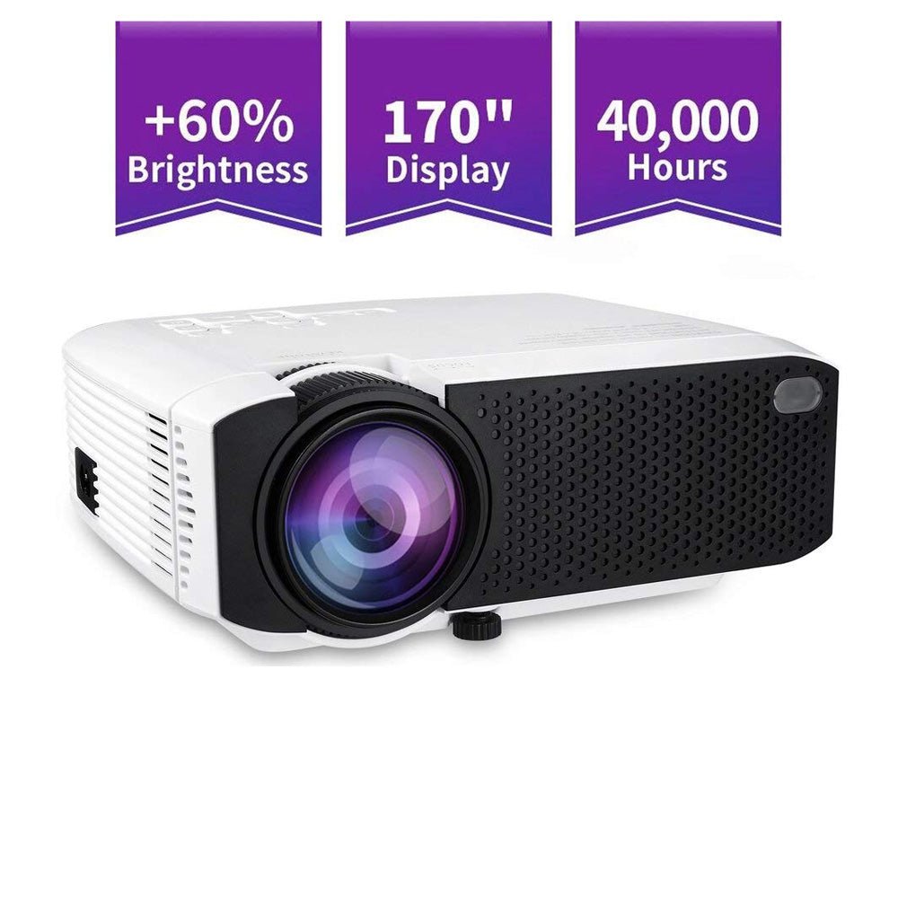 E400A Smart Projector Ram HD 3D WiFi miracast 2500 Lumens Home Cinema Projector - Edragonmall.com