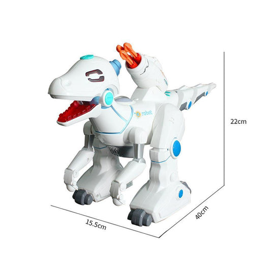 Electric Dinosaur Robot 25cm toys Tricky Toys Dinosaurio Robot Electronico Multifunciones Vota Fuego - Edragonmall.com