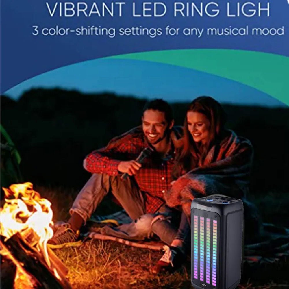 RX-8287 Speaker Powered Portable PA Speaker with Bluetooth connectivity - Edragonmall.com