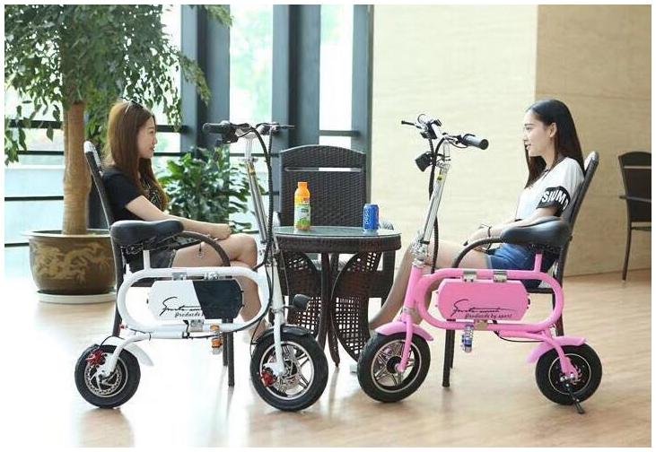 T1 Smart Setr Electric Bike 36V 8A Lithium Battery 12 Inch Wheels Aluminum Alloy + Magnesium Alloy Frame -Purple - Edragonmall.com