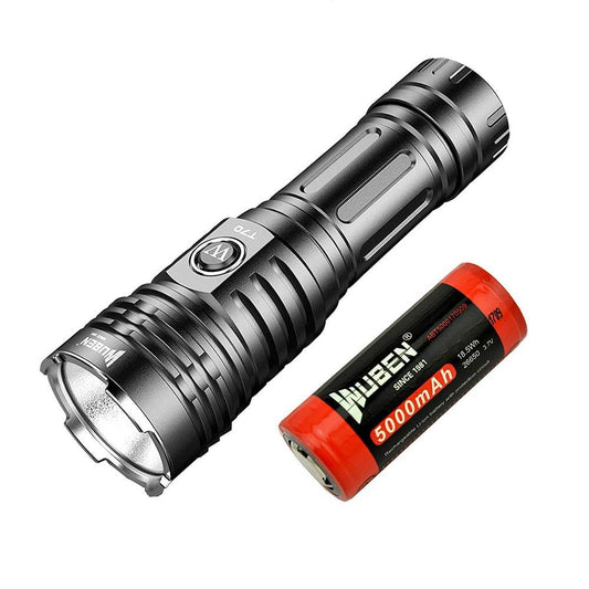WUBEN T70 4200 Lumens Cree XHP70.2 LED Rechargeable LED 26650 High Performance Flashlight for Outdoor and Camping Activities - Edragonmall.com