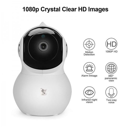 XY - R9820 - Q8 Cloud Ant Shaking Machine Networking IP Cameras - White - Edragonmall.com