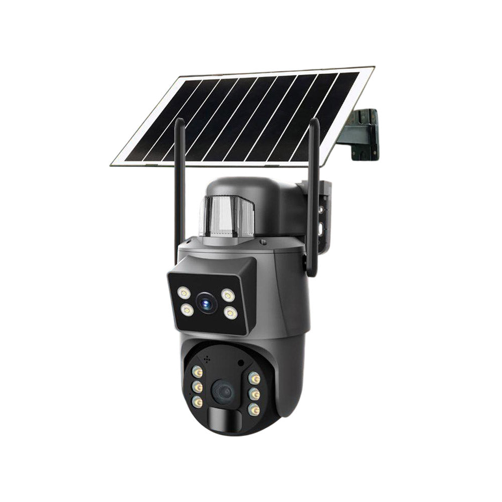 كاميرا أمان شمسية CRONY RBX-SD400 4G 6 ميجابكسل خارجية لاسلكية PTZ للمراقبة كشف بشري بالذكاء الاصطناعي رؤية ليلية ملونة دعم مقاومة للماء