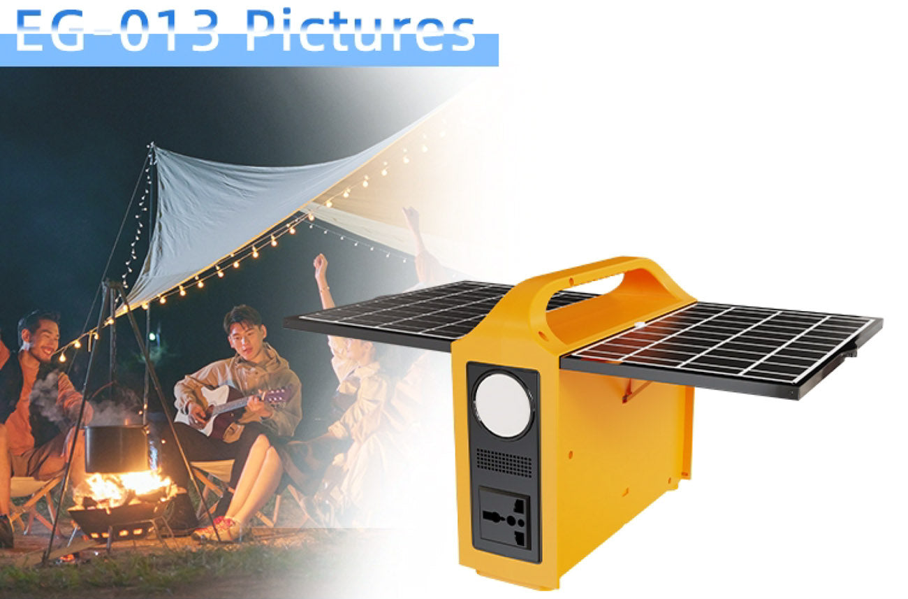 CRONY EG-013 Portable 100W Solar Inverter 76.8Wh LiFePO4 Battery USB PD Fast Charging