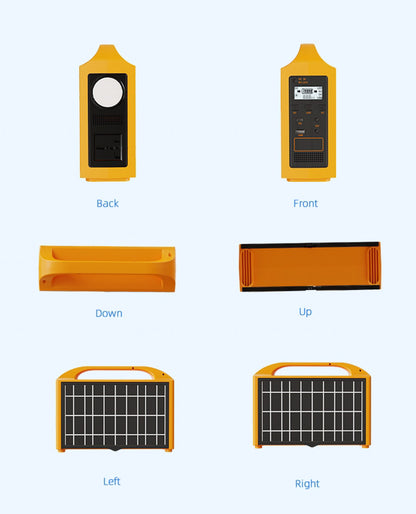 CRONY EG-013 Portable 100W Solar Inverter 76.8Wh LiFePO4 Battery USB PD Fast Charging