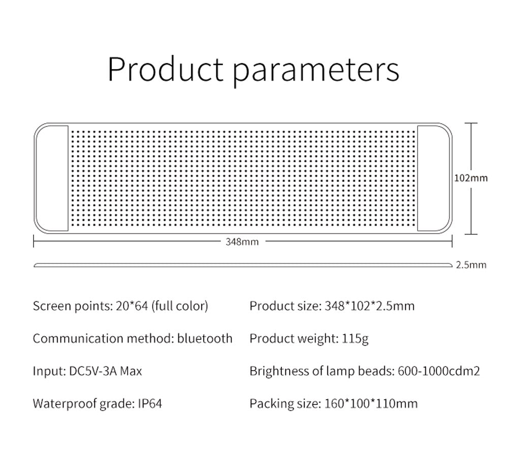 CRONY K6 35-11سم K7 500*110مم K12 120-600مم جهاز تحكم عن بعد للسيارة عرض دي آي واي لوحة عرض إعلانية LED