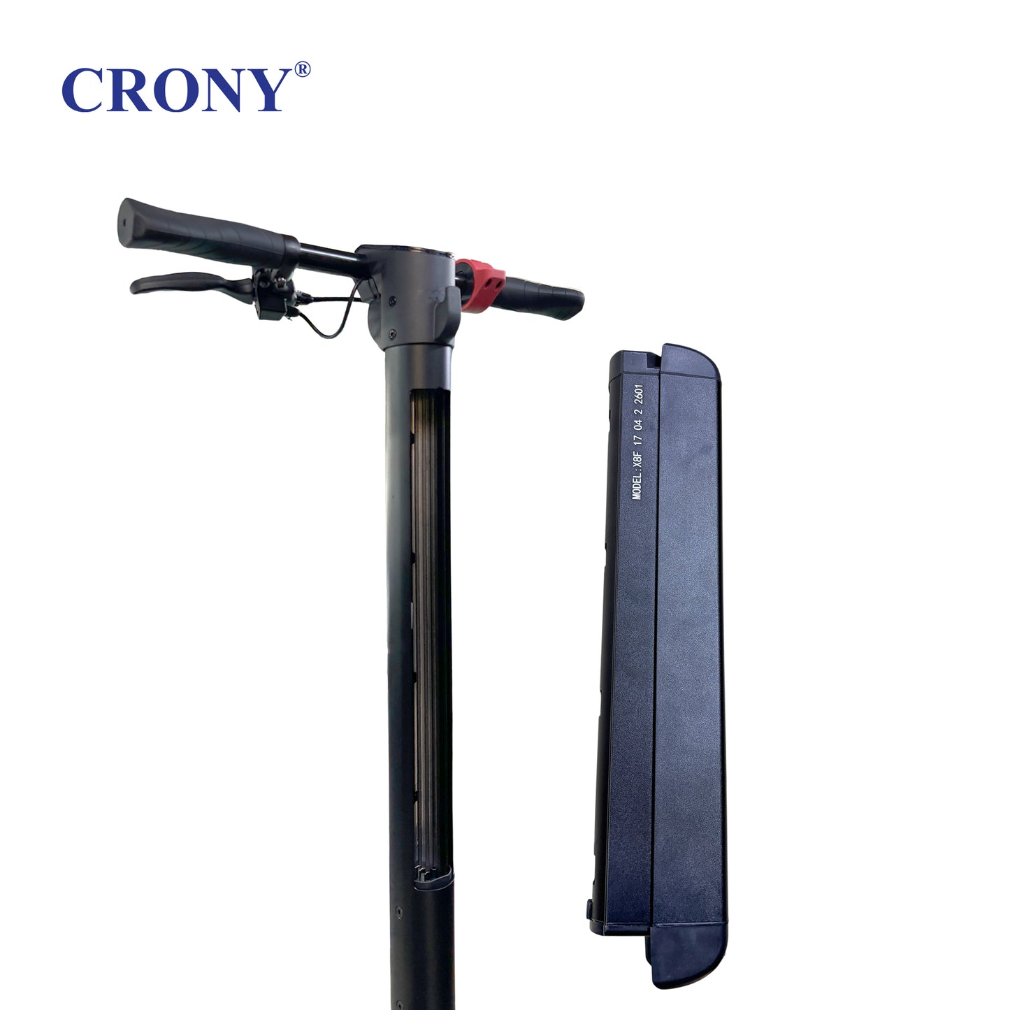 CRONY X11S APP Electric Scooter, 450W Motor, 36V 13Ah Detachable Battery, 40-60KM/H Speed, 30-40KM Range, 10 Inch Tires, LED Display, APP Connectivity, IP54 Waterproof, Front & Rear Disc Brakes, Foldable Design