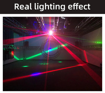 CRONY 24PCS 4in1 Moving Head Light Beam Strobe Effect Led Moving Head DMX  DJ Disco Rotating Magic Ball Lights RGBW