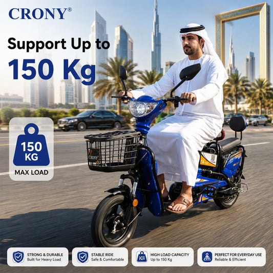 دراجة كهربائية CRONY W6 بعجلات 14 بوصة سكوتر كهربائي