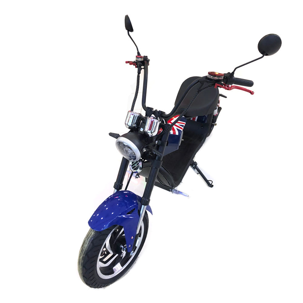 كروني نيو X1 هارلي سيارة كهربائية مع مكبر صوت بلوتوث سكوتر كهربائي تعليق أمامي وخلفي