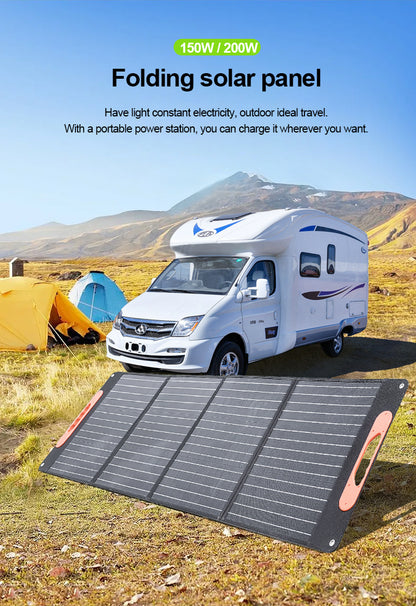CRONY 200W Portable Solar Panels foldable solar panel for camping
