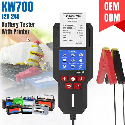 أداة فحص KONNWEI KW700 CAN OBD مع وظيفة الطباعة