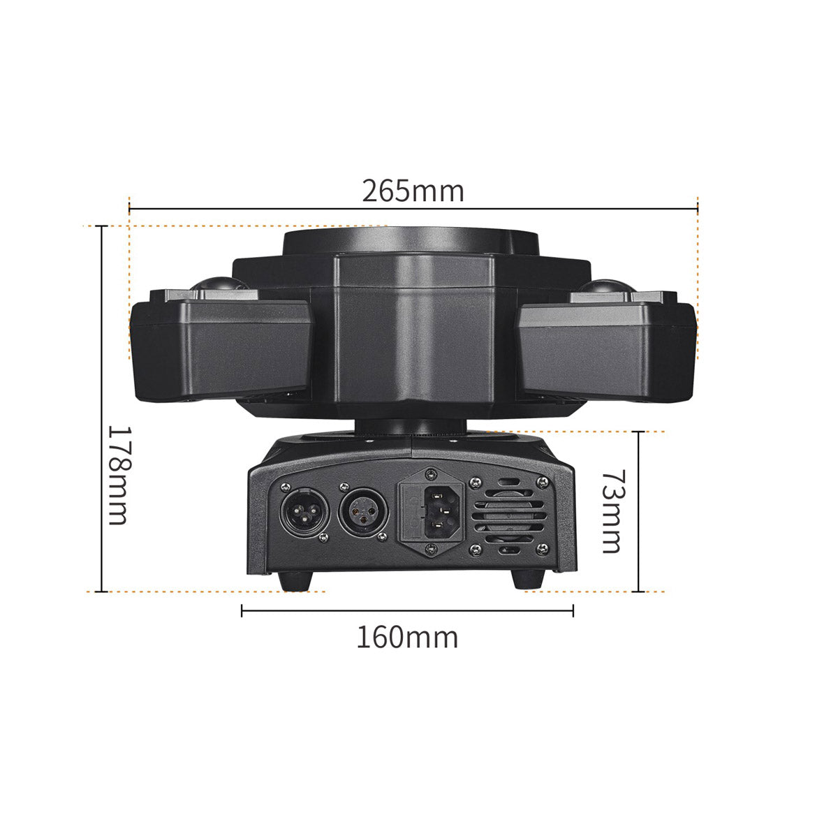 CRONY رباعي الأذرع LED إعصار مع ليزر