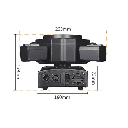 CRONY رباعي الأذرع LED إعصار مع ليزر
