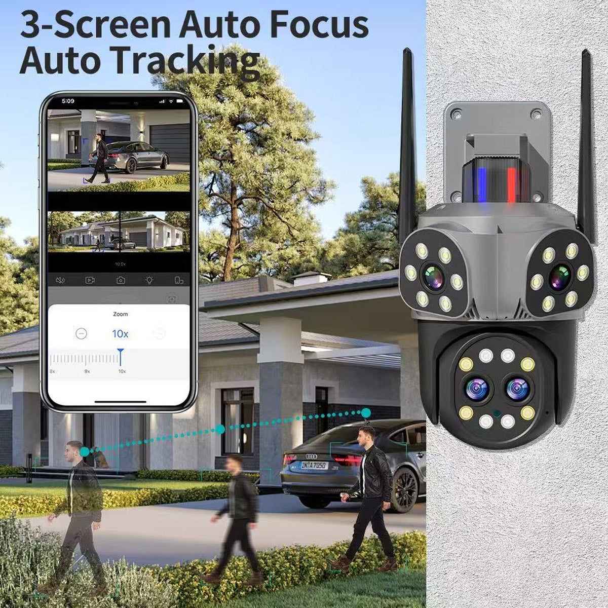 CRONY CM-Q840 WIFI-8MP-10X carecamPro APP 4 Eye ball machine Camera