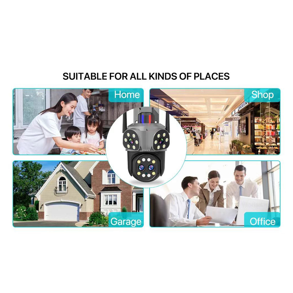 CRONY CM-Q840 WIFI-8MP-10X carecamPro APP 4 Eye ball machine Camera