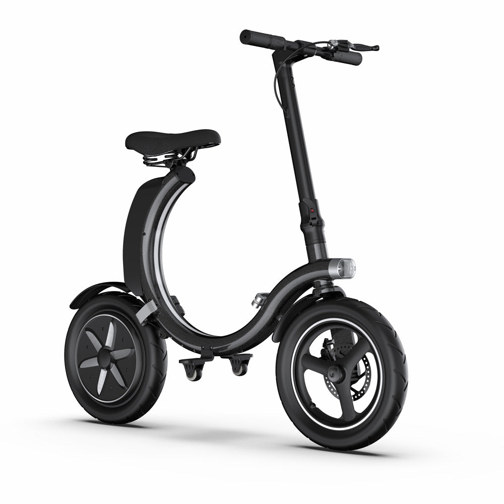 دراجة كهربائية قابلة للطي CRONY C2 مقاس 14 بوصة بمحرك 350 واط وبطارية 36 فولت وفرامل قرصية أمامية/خلفية