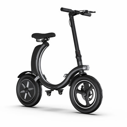 دراجة كهربائية قابلة للطي CRONY C2 مقاس 14 بوصة بمحرك 350 واط وبطارية 36 فولت وفرامل قرصية أمامية/خلفية