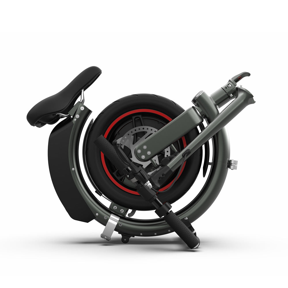 دراجة كهربائية قابلة للطي CRONY C2 مقاس 14 بوصة بمحرك 350 واط وبطارية 36 فولت وفرامل قرصية أمامية/خلفية