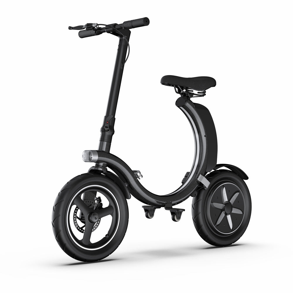 دراجة كهربائية قابلة للطي CRONY C2 مقاس 14 بوصة بمحرك 350 واط وبطارية 36 فولت وفرامل قرصية أمامية/خلفية