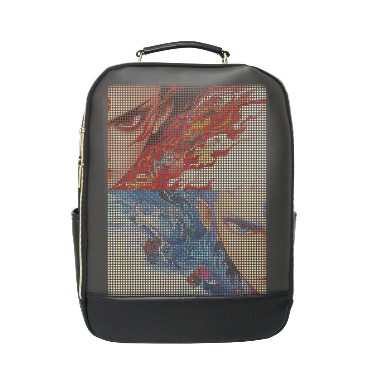 حقيبة ظهر بشاشة LED CRONY T8-2  حقيبة ظهر ذكية بنمط مبتكر  حقيبة لابتوب  هدية عيد ميلاد إبداعية  حقيبة مدرسية 2