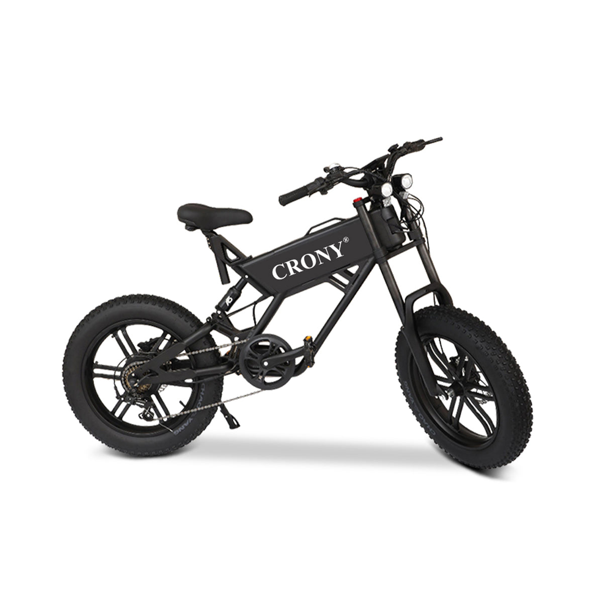 دراجة كهربائية CRONY T01 بقوة 750 واط، إطار سميك 20 بوصة، دراجة كهربائية للبالغين